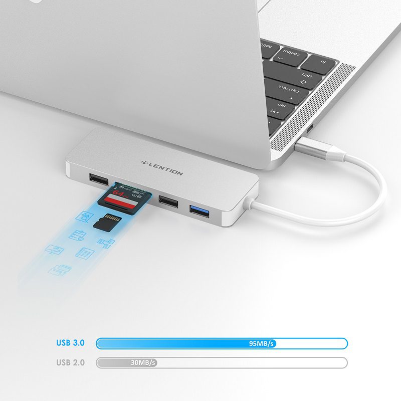 هاب USB-C لنشن C17