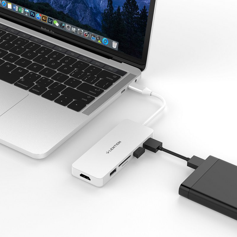 هاب USB-C لنشن C17