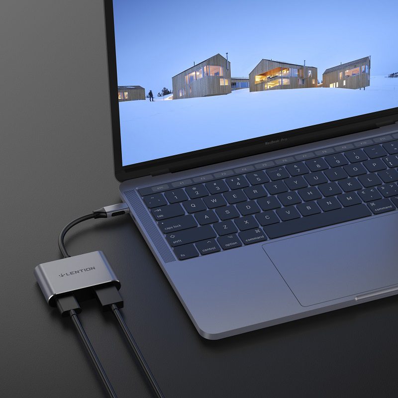 مبدل USB-C لنشن C52S