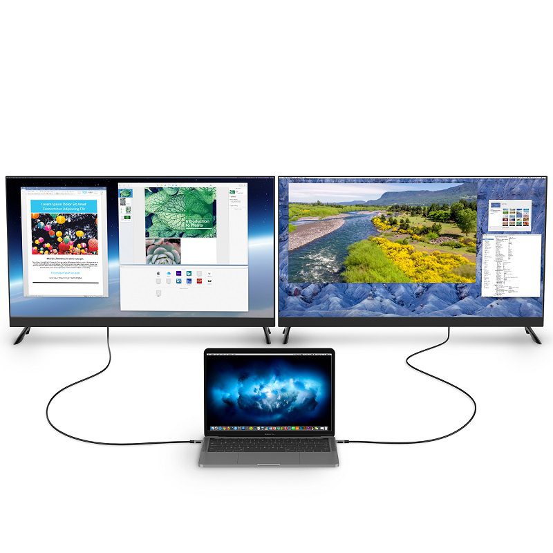 کابل تبدیل USB-C به DisplayPort طول 1.8 متر