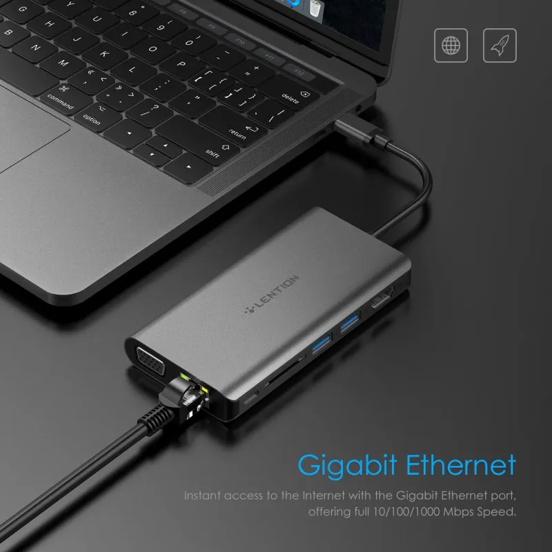 هاب 8 پورت C73 USB-C قیمت دیجی کالا ترب ارزان دیوار