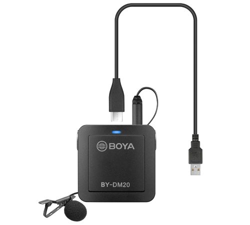 قیمت بویا میکروفون قیمت بویا میکروفون BOYA-DM20 BY-DM20 میکروفون BOYA-DM20 میکروفون بویا دی ام 20 میکروفون دو مخاطبه با کیفیت میکروفون دو مخاطبه سیم دار