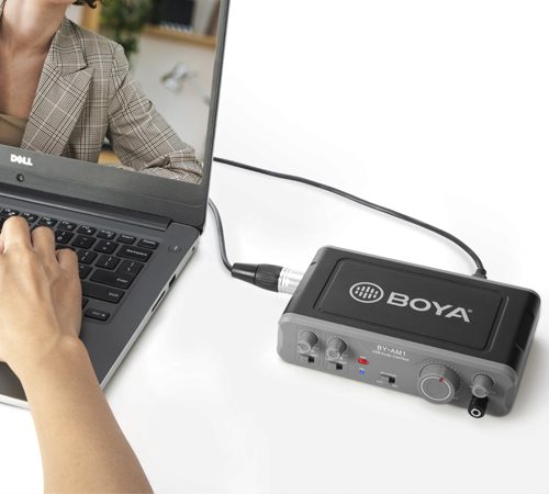 قیمت بویا میکروفون قیمت بویا میکروفون Audio Adapter BOYA boya-am1 BOYAIRAN by-am1 بویا میکسر صوتی بویا