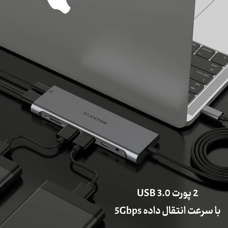 قیمت هاب 8 پورت C37-1M USB C دیجیکالا و قیمت ترب هاب 8 پورت C37-1M USB C