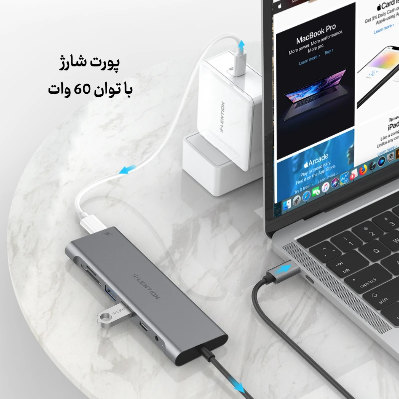 قیمت هاب 8 پورت C37-1M USB C دیجیکالا و قیمت ترب هاب 8 پورت C37-1M USB C