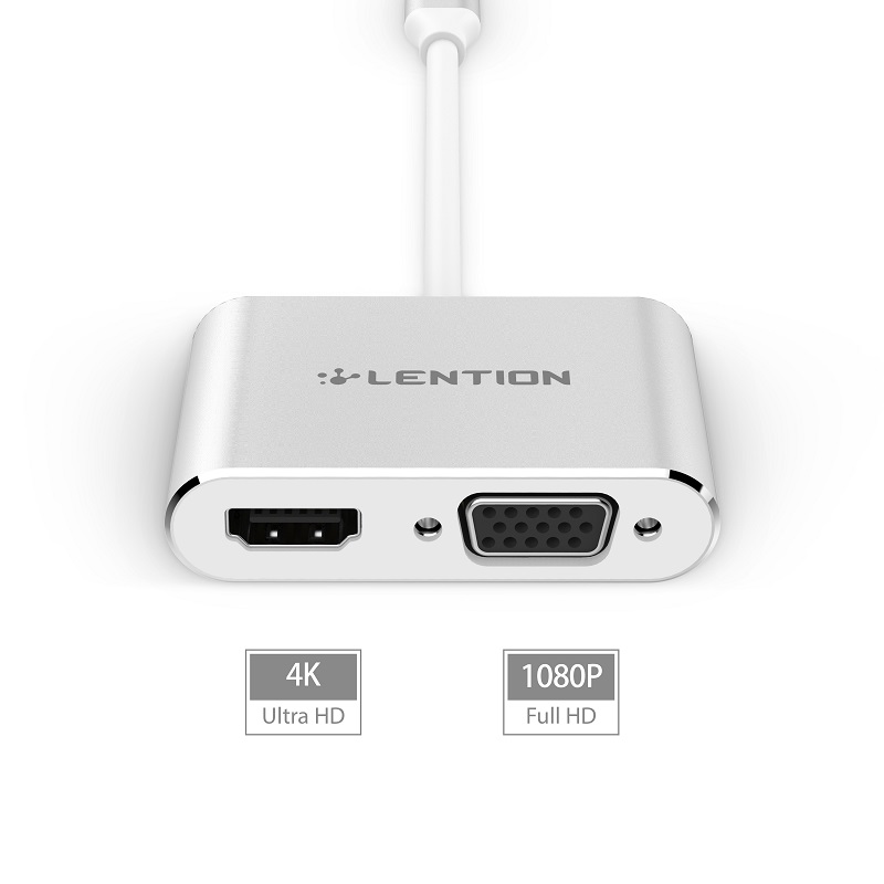 قیمت مبدل USB C به C51SHV VGA&HDMI دیجیکالا و قیمت ترب