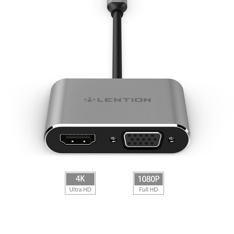 قیمت مبدل USB C به C51SHV VGA&HDMI دیجیکالا و قیمت ترب