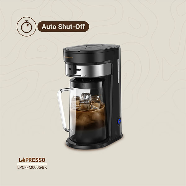 دستگاه قهوه‌ساز LePresso Cold Brew - مشکی با دستگاه قهوه‌ساز LePresso Cold Brew در هر مکان و زمانی از قهوه و چای یخی خود لذت ببرید. این دستگاه با طراحی شیک و مشکی و فیلترهای باکیفیت، نوشیدنی‌های دلپذیری برای شما فراهم می‌کند.