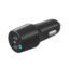 قیمت شارژر فندکی 45 وات پاورولوژی Powerology Ultra-Quick Car Charger with Dual Output PCCSR006 /