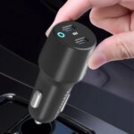 قیمت شارژر فندکی 45 وات پاورولوژی Powerology Ultra-Quick Car Charger with Dual Output PCCSR006 /