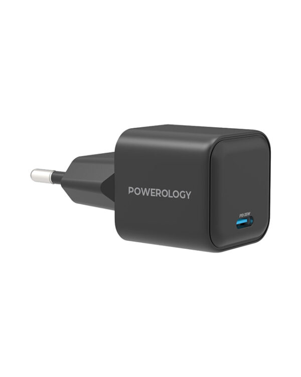 قیمت شارژر دیواری 35 وات پاورولوژی Powerology 35W GaN Charger P35WSPCEU /