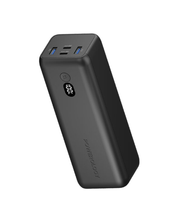 قیمت پاوربانک 30000 میلی آمپر پاورولوژی Powerology Onyx 30000mAh Dual USB-C Power Bank PPBCHA20 /