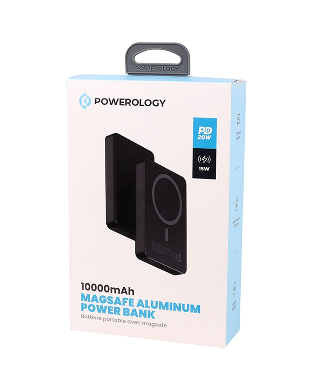 قیمت پاوربانک وایرلس 10000 میلی آمپر پاورولوژی Powerology 10000 mAh Magsafe Powerbank PPBCHA34 /