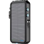 قیمت پاوربانک خورشیدی 16000 میلی آمپر پاورولوژی Powerology 16000mAh Solar Power Bank PPBCHA49 /