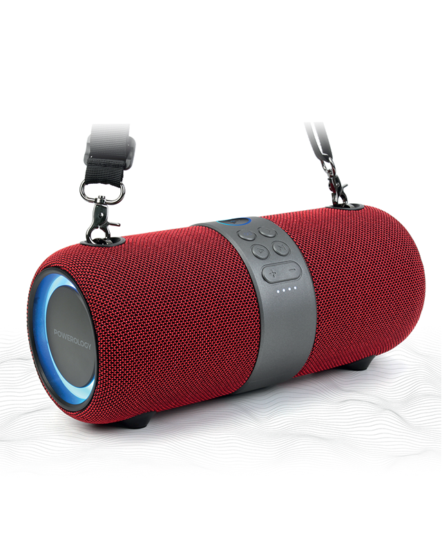 قیمت اسپیکر بلوتوثی 28 وات پاورولوژی Powerology Cypher Portable Stereo Speaker /