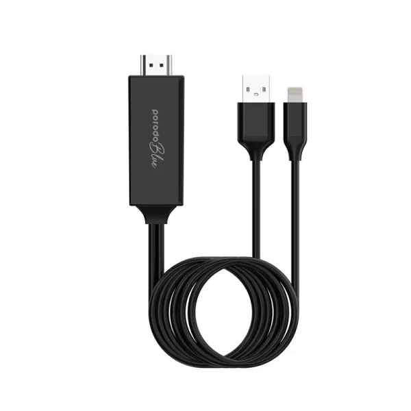 کابل تبدیل Lightning به HDMI پرودو مدل PB-HDLA2M-BK