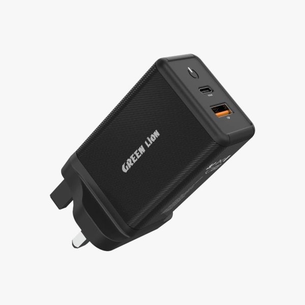 قیمت شارژر دیواری گان 65 واتی گرین Green 65W Gan Wall Charger with USB-C to Lightning Cable شارژر دیواری گان 65 واتی گرین Green 65W Gan Wall Charger with USB-C to Lightning Cable