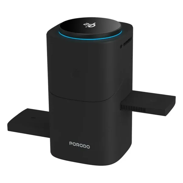 شارژر وایرلس 3 کاره پرودو مدل Auto Rotate & Slide Qi2 / PD-FWCH043-BK - Image 5