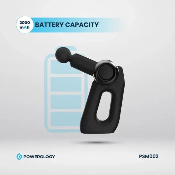 ماساژور Powerology در حال استفاده برای ماساژ کمر و شانه‌ها