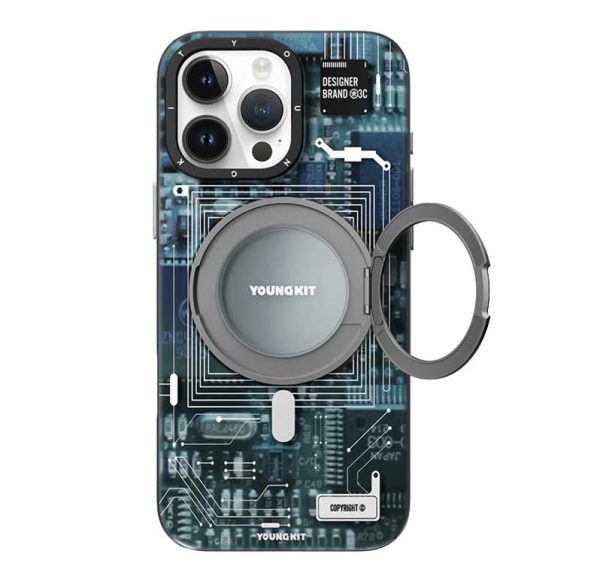 قیمت کاور YOUNGKIT مدل Futuristic 360 Rotation Ring Stand Series مناسب برای Apple iPhone 16 ProMax کاور YOUNGKIT مدل Futuristic 360 Rotation Ring Stand Series مناسب برای Apple iPhone 16 ProMax
