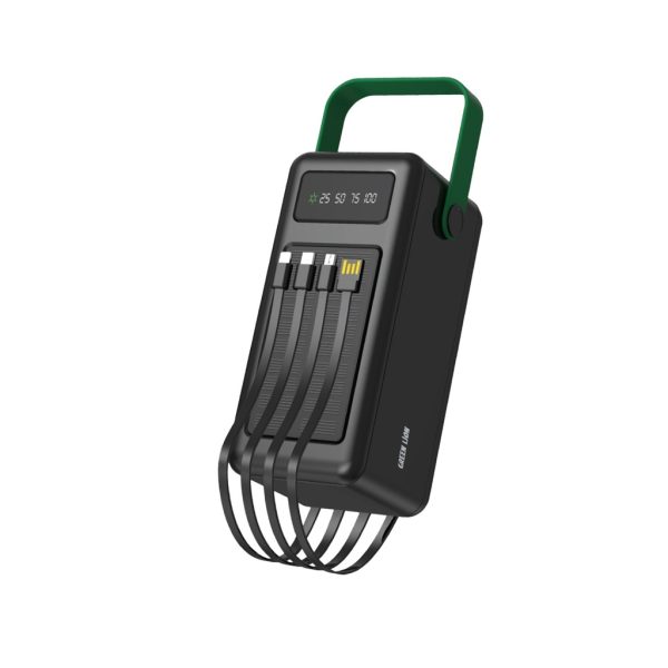 پاوربانک خورشیدی گرین لاین مدل Solar max با ظرفیت 80000 میلی‌آمپر ساعت
