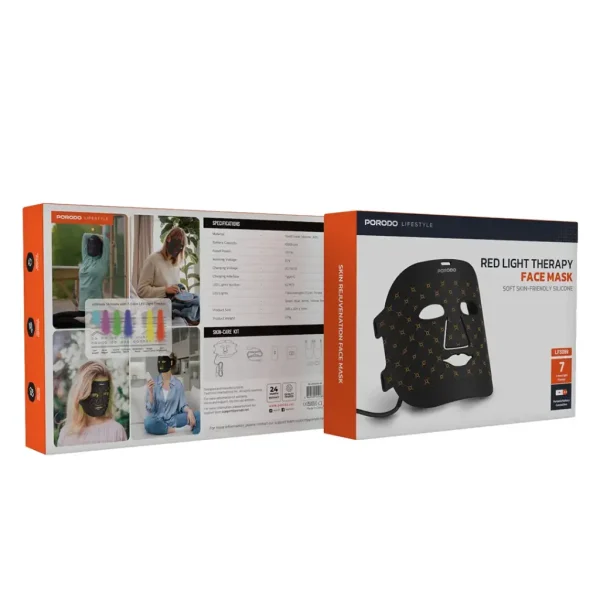 ماسک نور درمانی صورت پرودو مدل PD-LFST099 با ۷ رنگ LED - Image 4