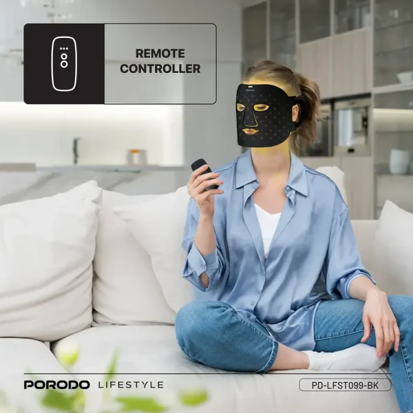 ماسک نور درمانی صورت پرودو مدل PD-LFST099 با ۷ رنگ LED - Image 10