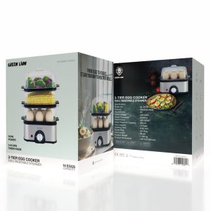 قیمت تخم مرغ پز 3 طبقه | بخارپز سبزیجات گرین Green 3-Tier Egg Cooker | Vegetable Steamer و فروش آنلاین تخم مرغ پز 3 طبقه | بخارپز سبزیجات گرین Green 3-Tier Egg Cooker | Vegetable Steamer تخم مرغ پز 3 طبقه | بخارپز سبزیجات گرین Green 3-Tier Egg Cooker | Vegetable Steamer