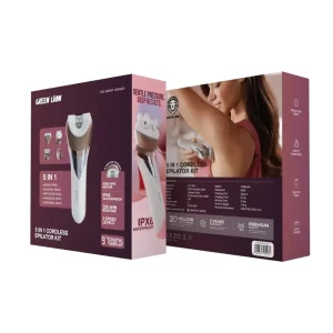 قیمت کیت اپیلاتور بی‌سیم ۵ در 1 گرین Green Lion 5 in 1 Cordless Epilator Kit و فروش آنلاین کیت اپیلاتور بی‌سیم ۵ در 1 گرین Green Lion 5 in 1 Cordless Epilator Kit کیت اپیلاتور بی‌سیم ۵ در 1 گرین Green Lion 5 in 1 Cordless Epilator Kit