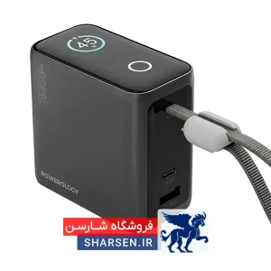 پاوربانک مینی پاورولوژی 15000 میلی‌آمپر ساعتی با طراحی شیک و جمع و جور