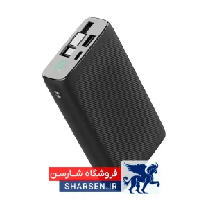 پاوربانک پاورولوژی 20000 میلیآمپر با کابل جمعشو