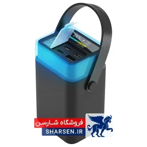 شارژ همزمان چهار دستگاه با پاوربانک پاورولوژی